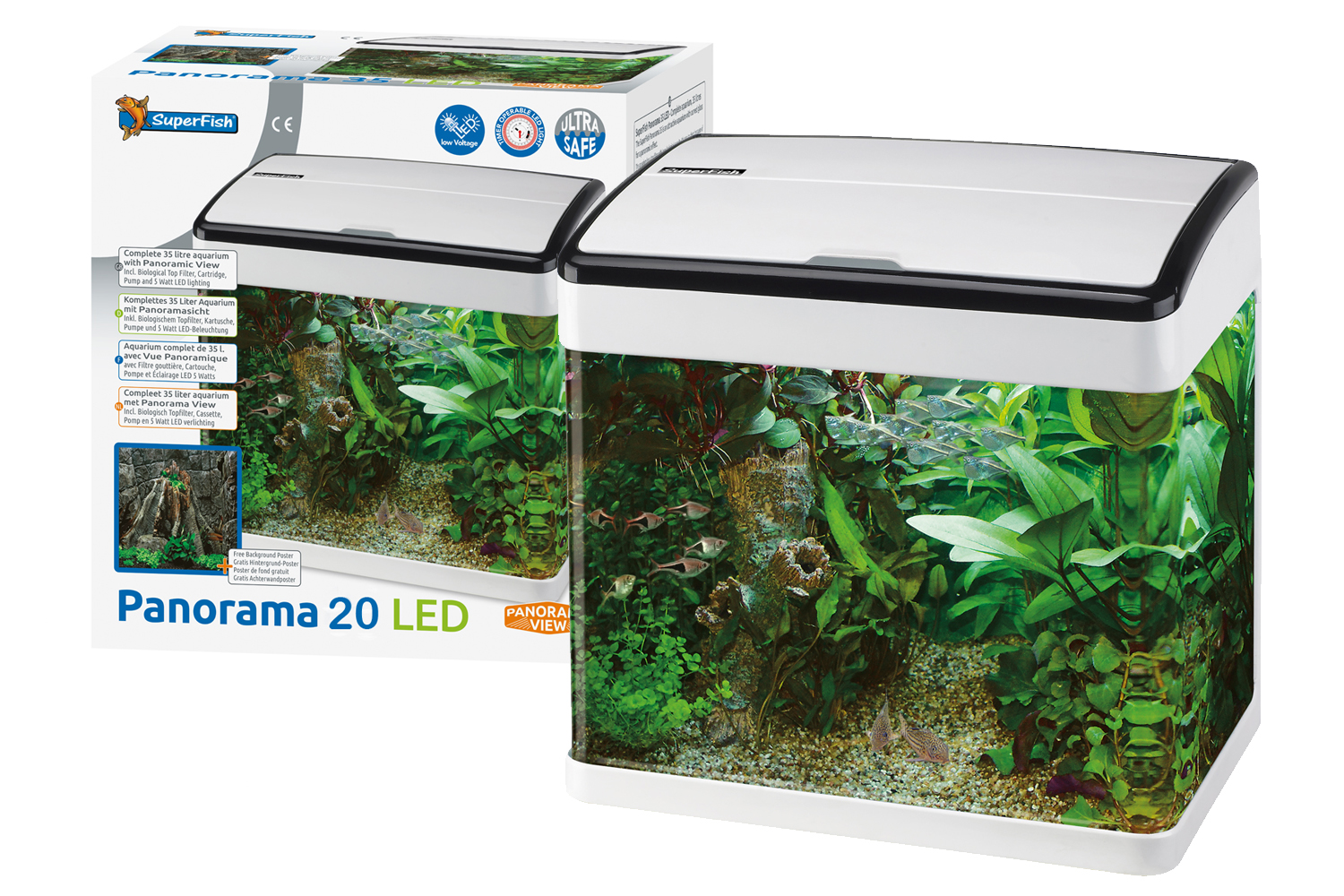 SuperFish Panorama Aquarium 20 LED-image